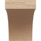 Ekena Millwork 4in. W x 6in. H x 20in. L Huntington Woodgrain TimberThane Rafter Tail, Primed Tan RFTUR04X06X20HUNRCPR - alternate 3